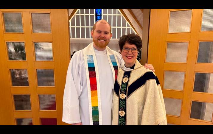 Prestarnir Daníel Ágúst og María